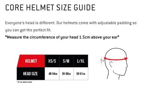 Core Street Helmet - Black/White