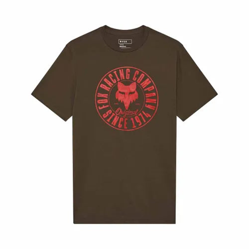 Men's Emblem SS Prem Tee Shirt - Military