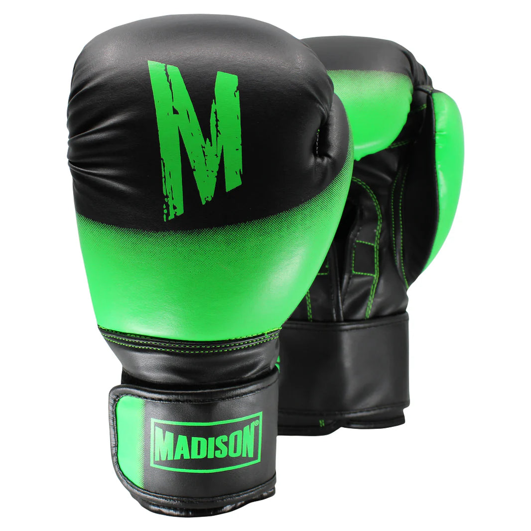 Madison Fusion Boxing Gloves - Green 16oz