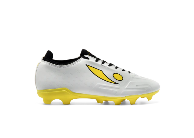Concave Halo Kids v2 Football Boot - White/Yellow/Black