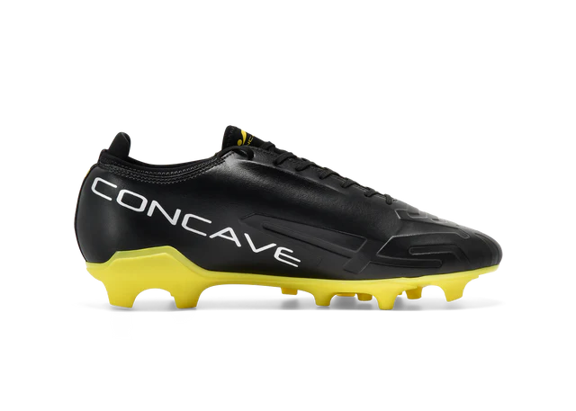 Concave Halo Kids v2 Football Boot - Black/Yellow