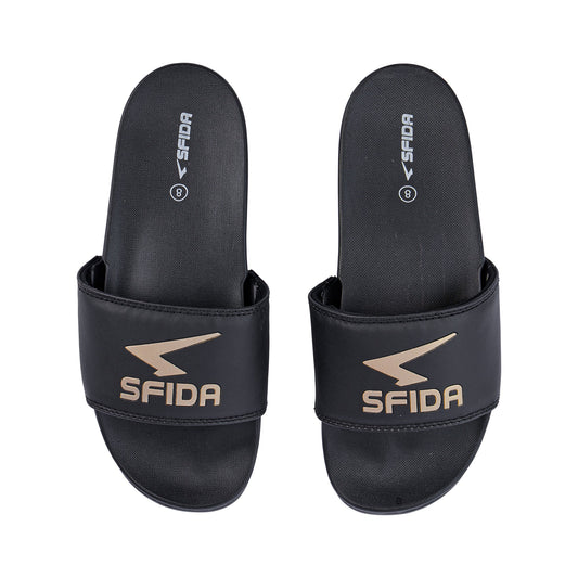 Sfida Laze Ladies slide - Black/Gold
