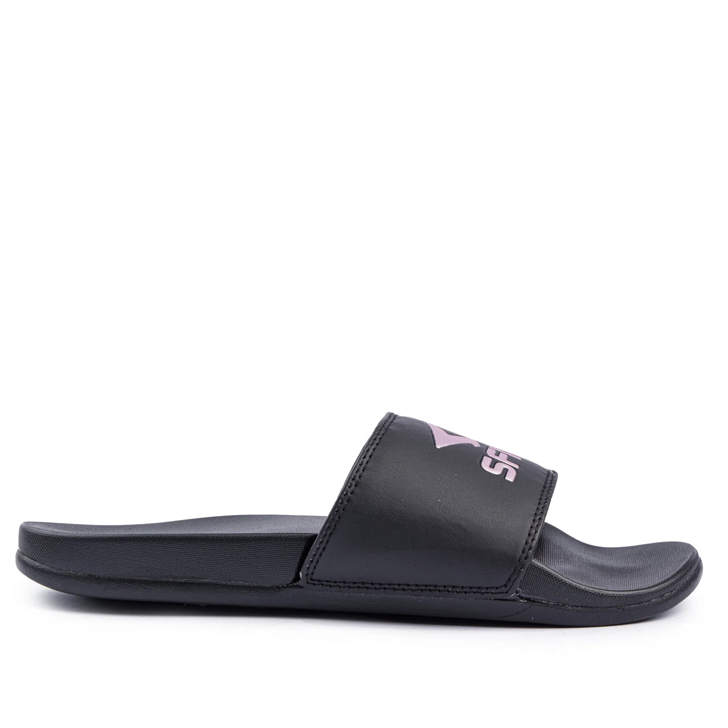 Sfida Laze Girls Slide - Black/Metallic Blush