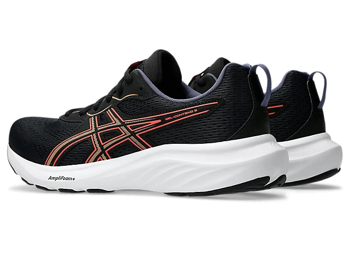 Asics Gel Contend 9 Womens Running - Black/Coral Reef