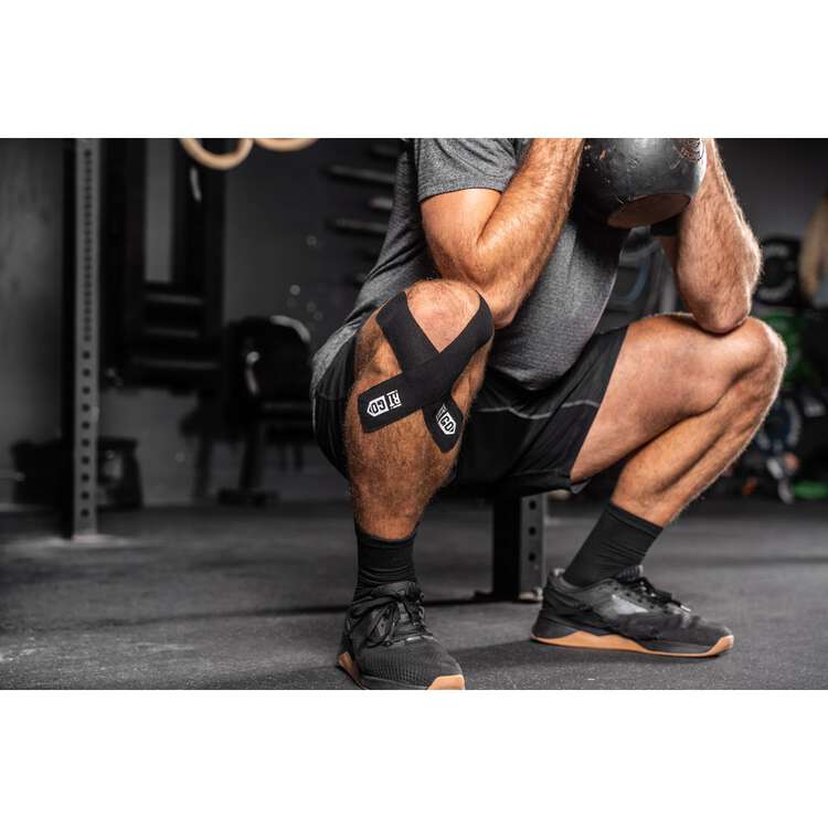 Rocktape Go Pre Cut Kinesiology Tape - Black