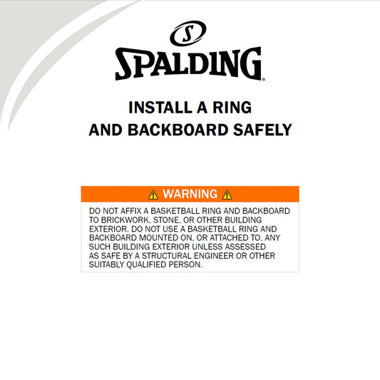 Spalding Standard Basketball Steel Rim (no net)