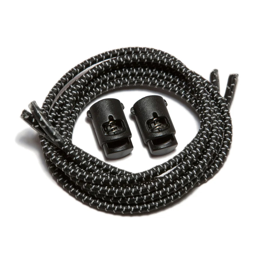 iBungee Speed Laces 34 - Reflective Black