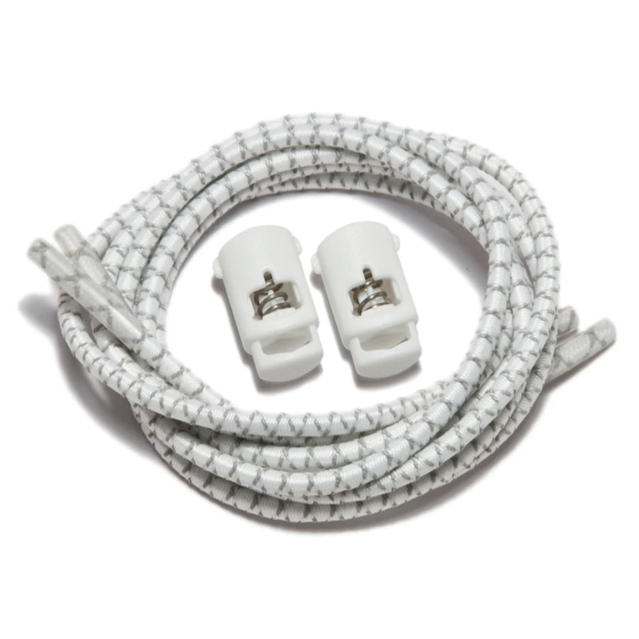 iBungee Speed Laces 34 - Reflective White