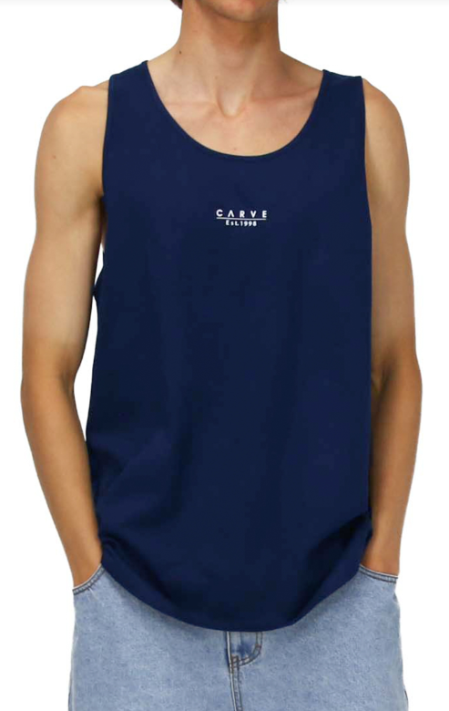 Carve Hulk Singlet - Navy