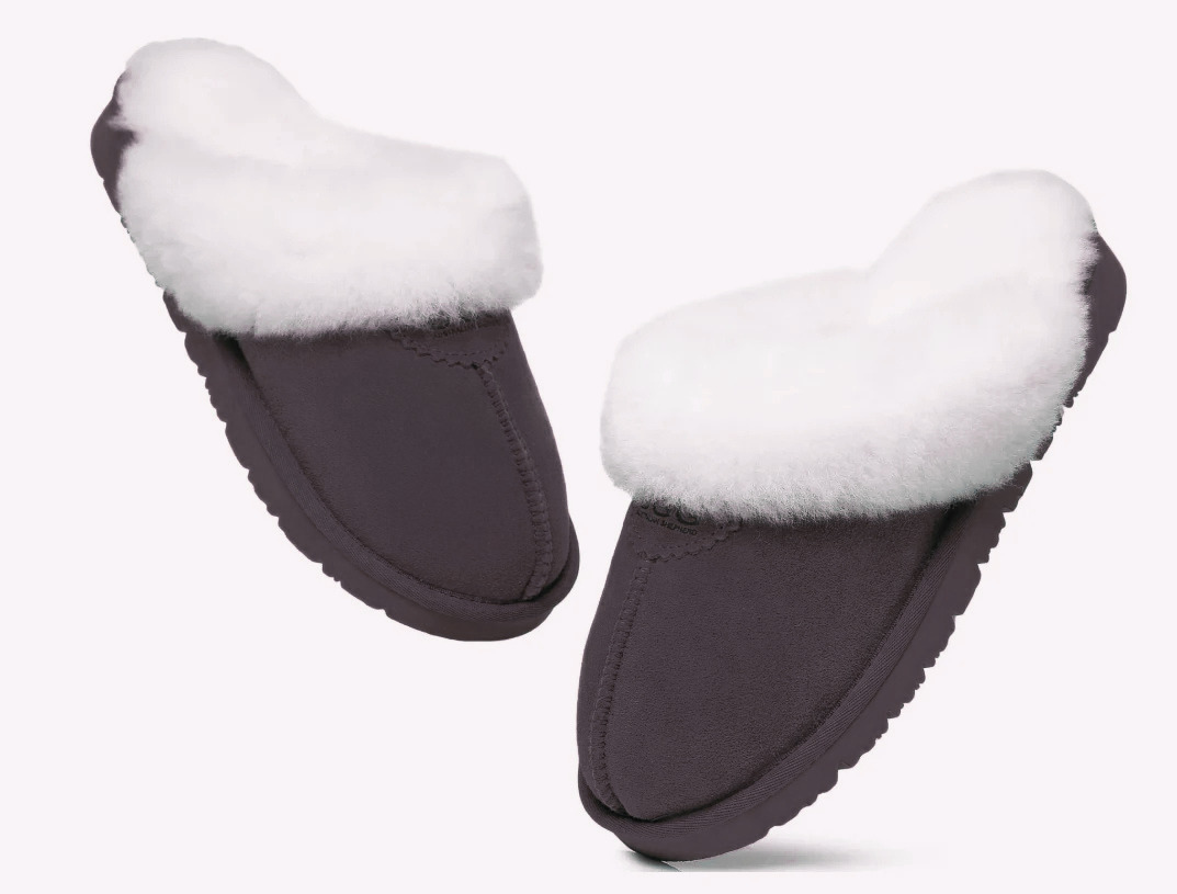 UGG OZ Shepherd Sheepskin Slippers - Black