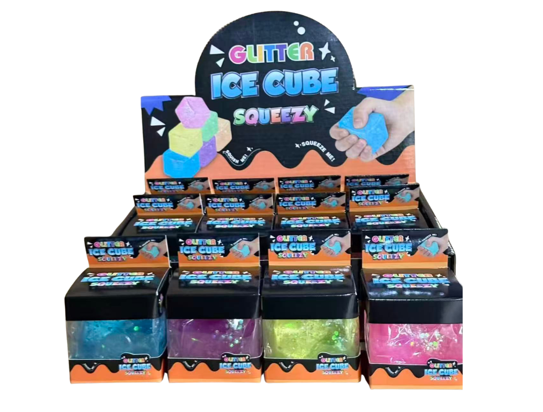 Glitter Ice Cube Squeezy