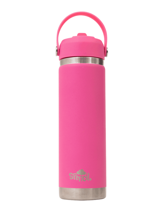 Big Insulated Water Bottle 650ml - Fuchsia