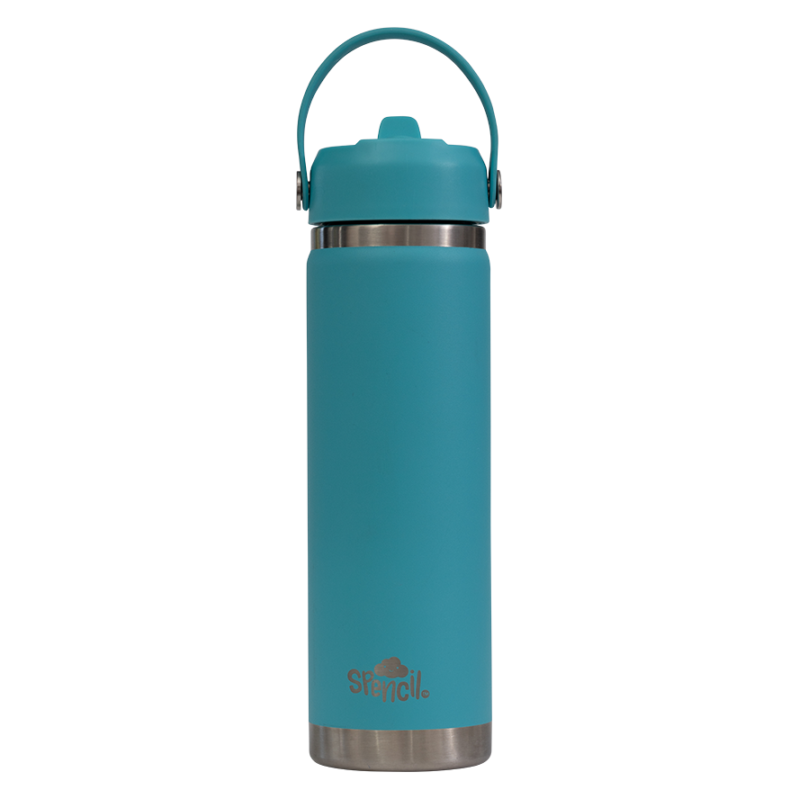 Big Insulated Water Bottle 650ml - Lagoon