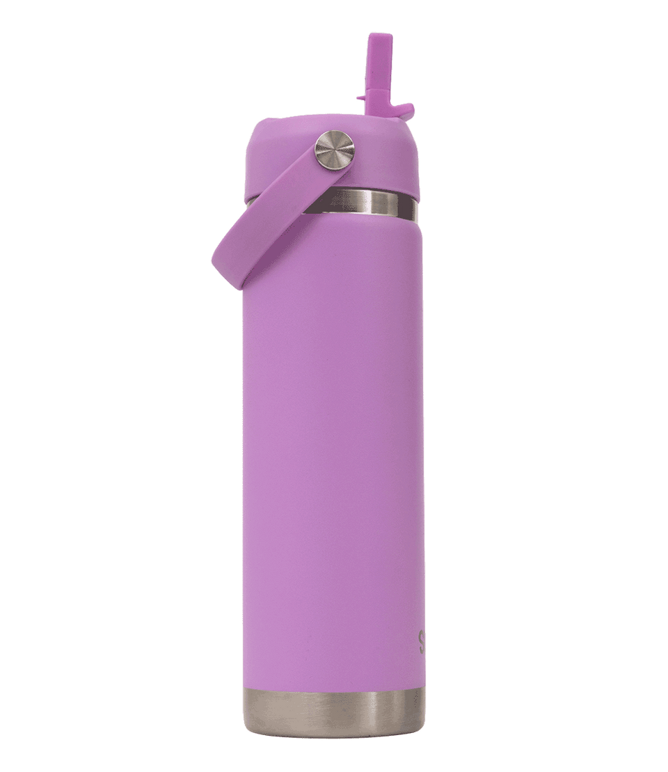 Big Insulated Water Bottle 650ml - Lilac