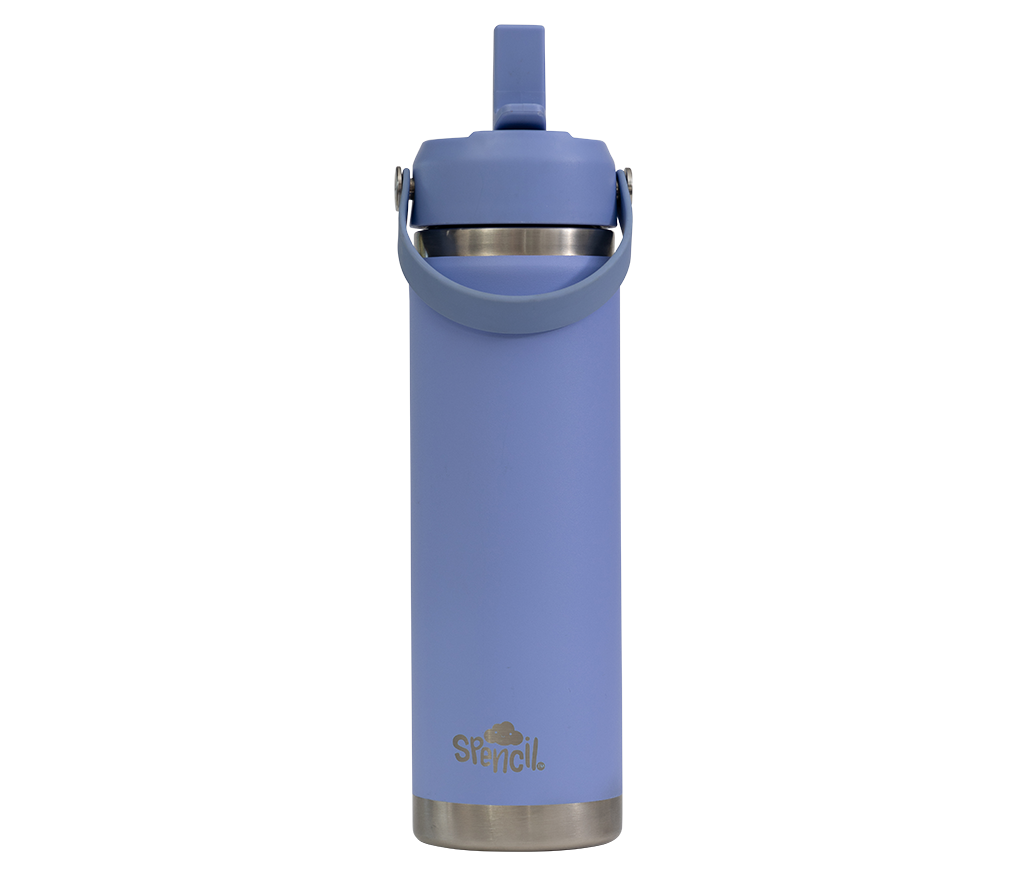 Big Insulated Water Bottle 650ml - Periwinkle
