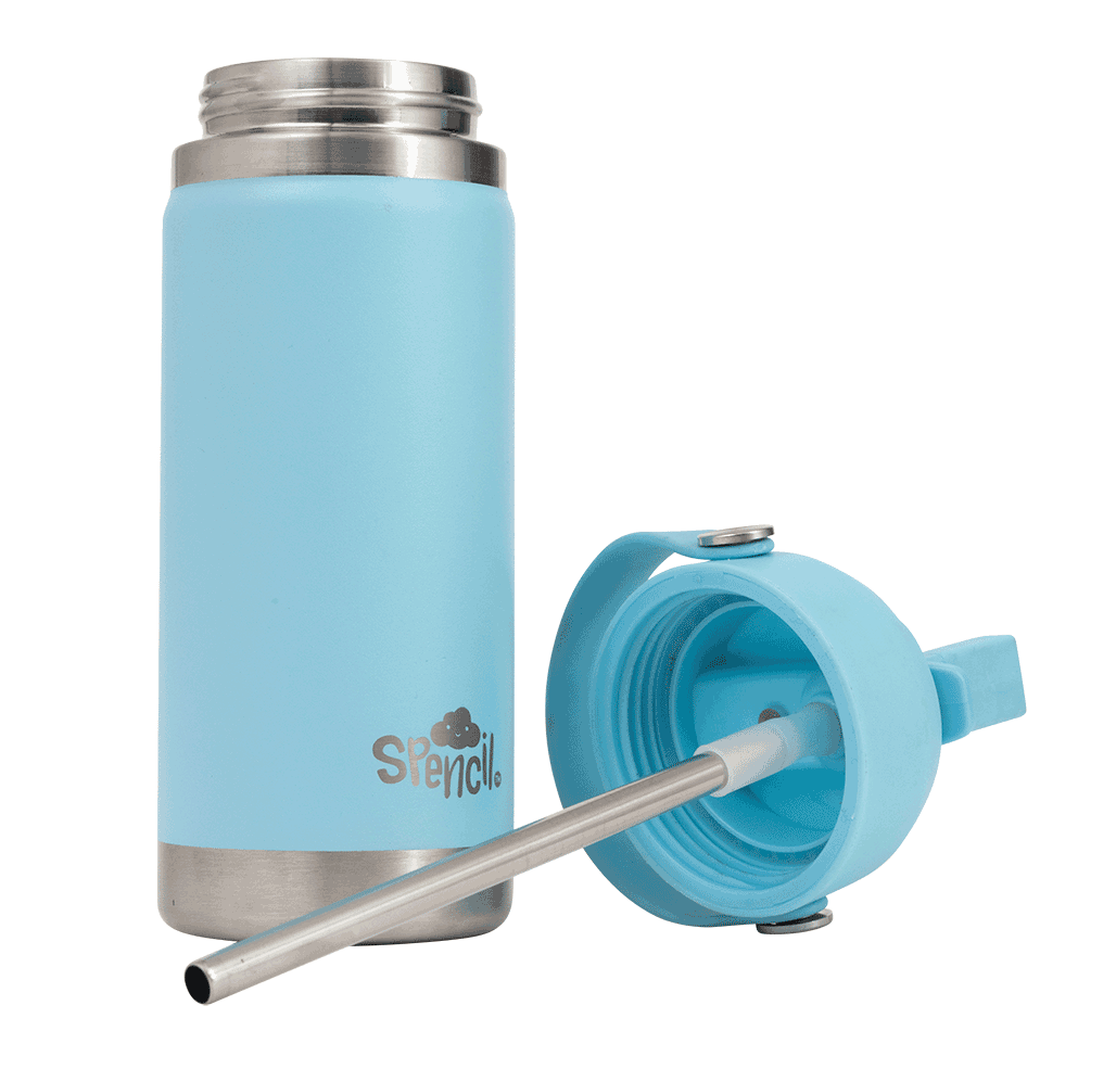 Little Insulated Water Bottle 470ml - Sky