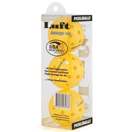 Luft Pickleballs Arrow 40 - 3 Pack