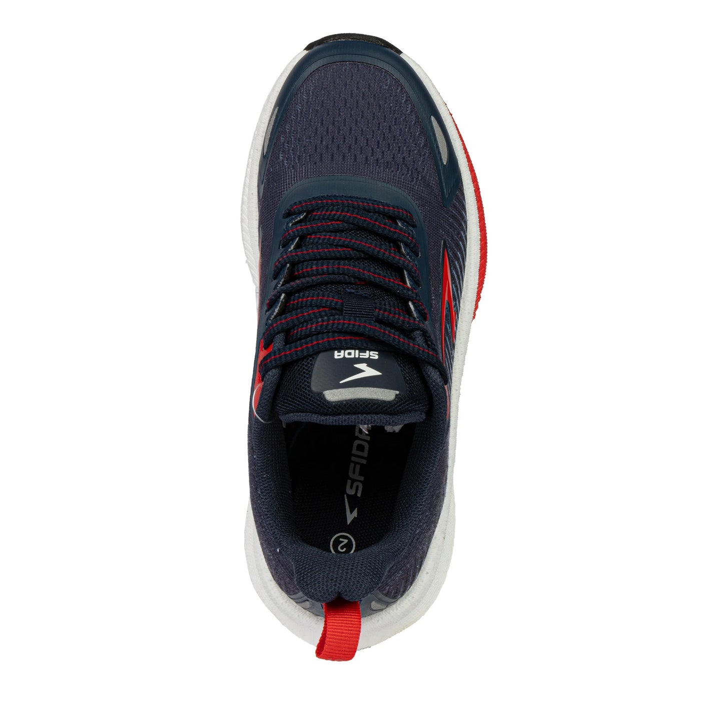 Sfida Zephyr 2.0 Boys Runners (Lace Up) - Navy/Red