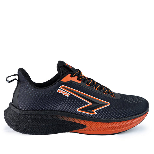 Sfida Performance Mens Runner - Black/Orange