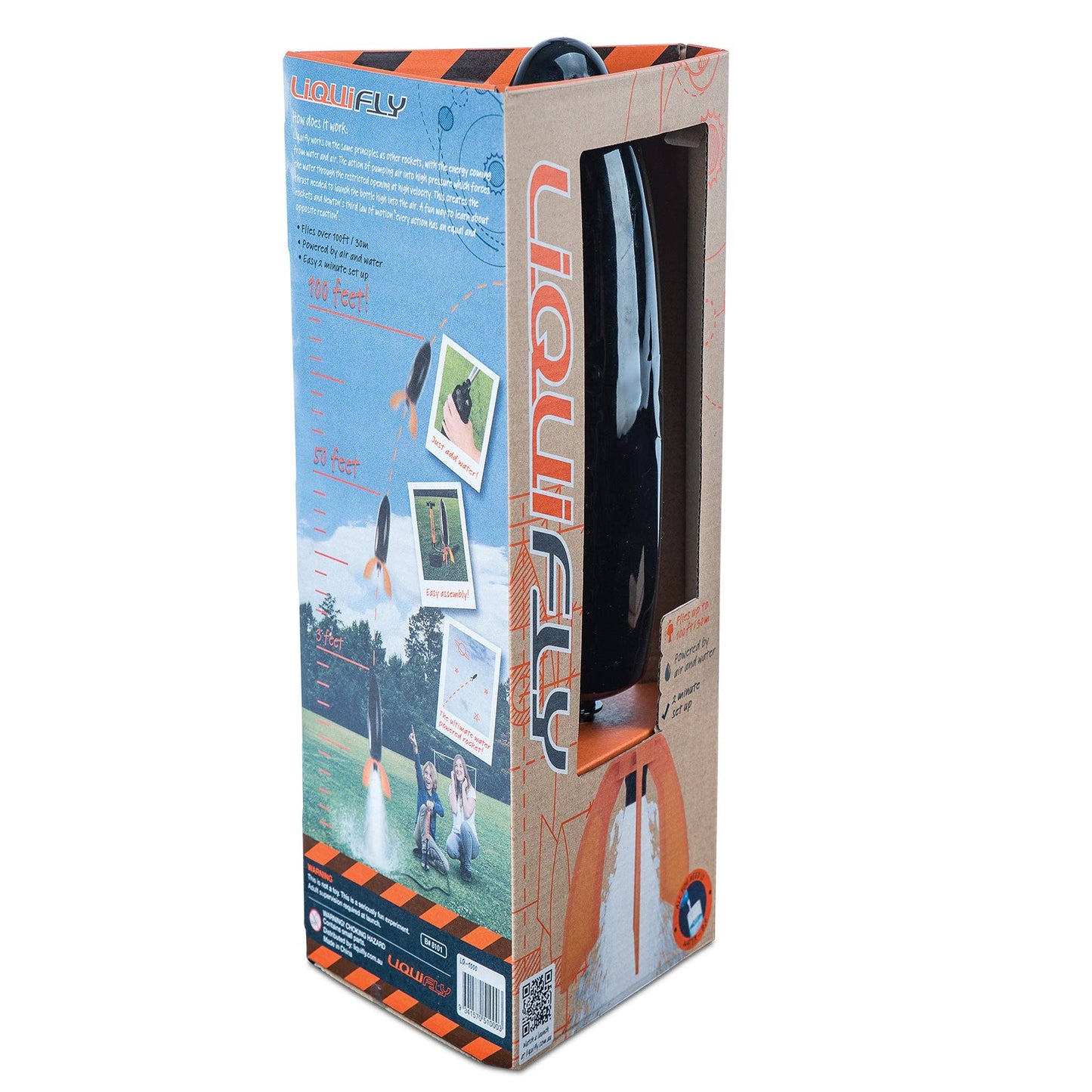 Liquifly Deluxe Water Powered Bottle Rocket Kids STEM Toy