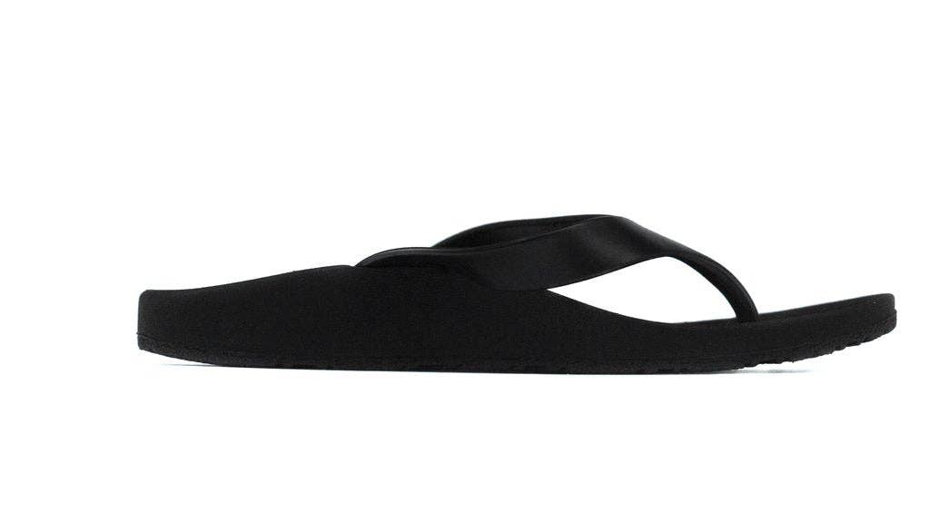 Archline Kids Orthotic Flip Flops – Black/Black