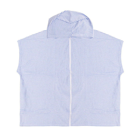 Adult Zip Front Poncho - Blue