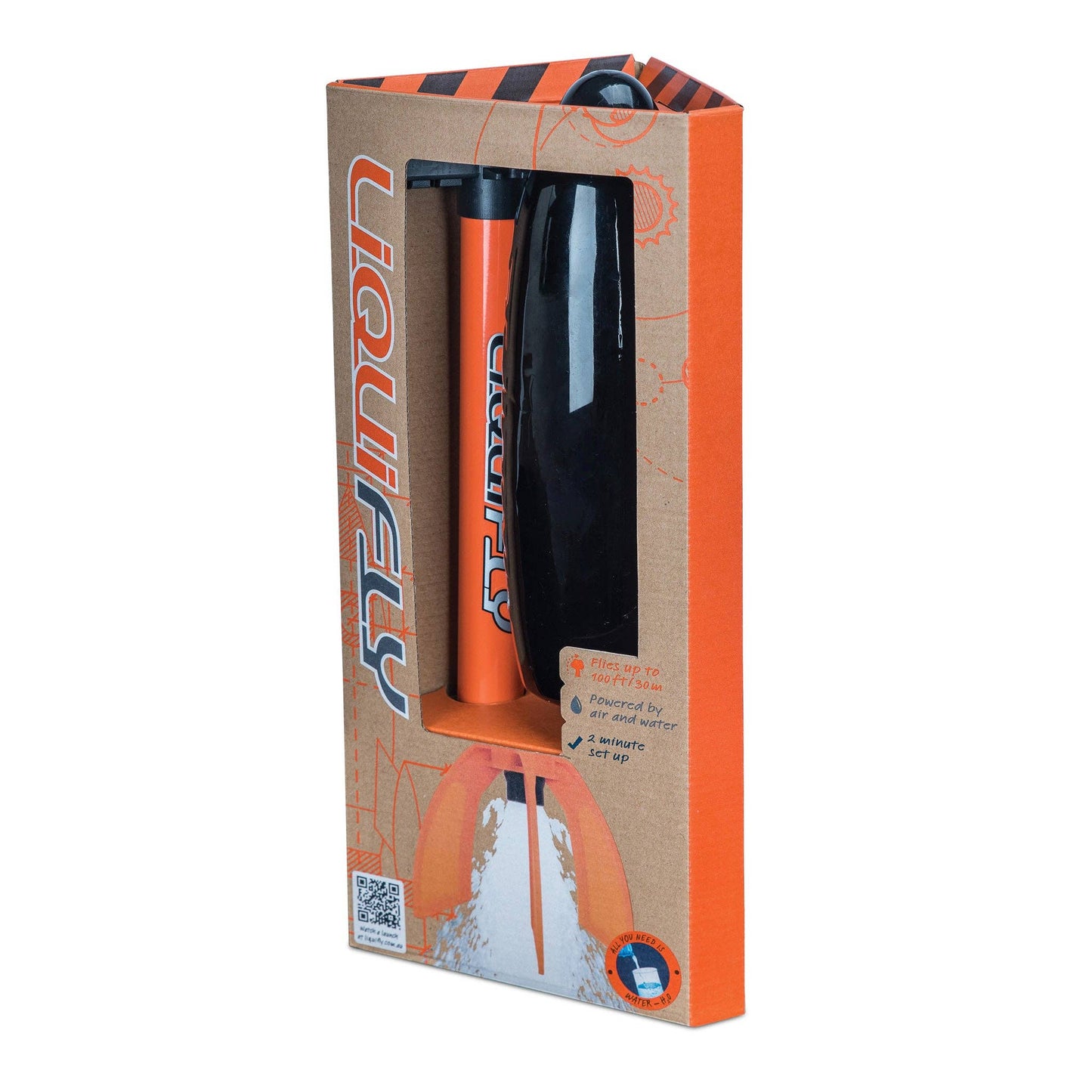Liquifly Deluxe Water Powered Bottle Rocket Kids STEM Toy