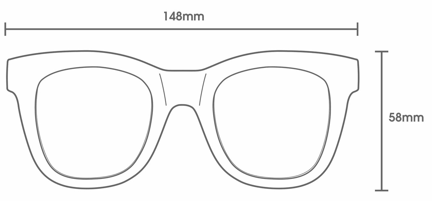 Elba - Black/Milky Tort Gradient Brown Polarized Lens