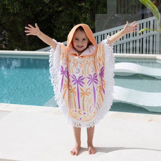 Kids Shaped Poncho - Luna Tree