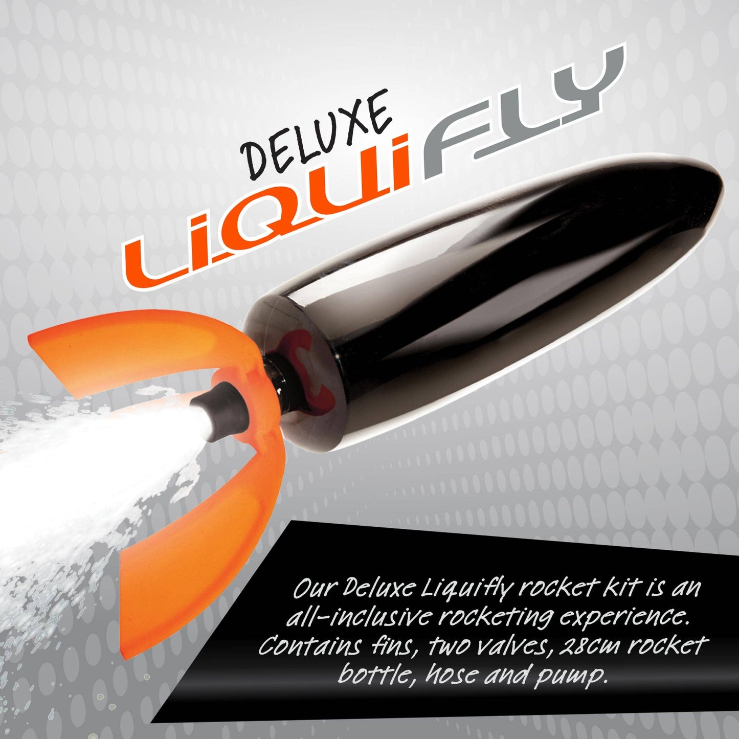 Liquifly Deluxe Water Powered Bottle Rocket Kids STEM Toy