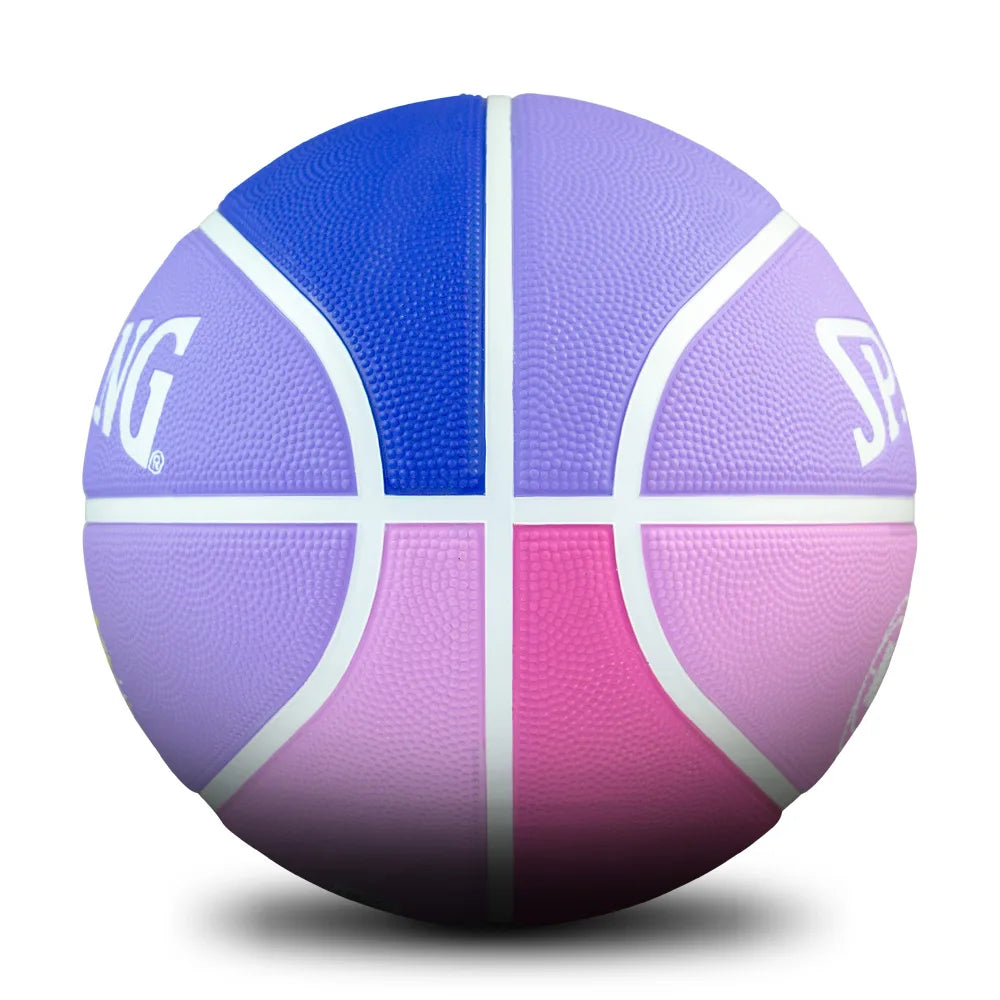 Spalding HoopsFest 2026 Outdoor Basketball - Purple/Blue