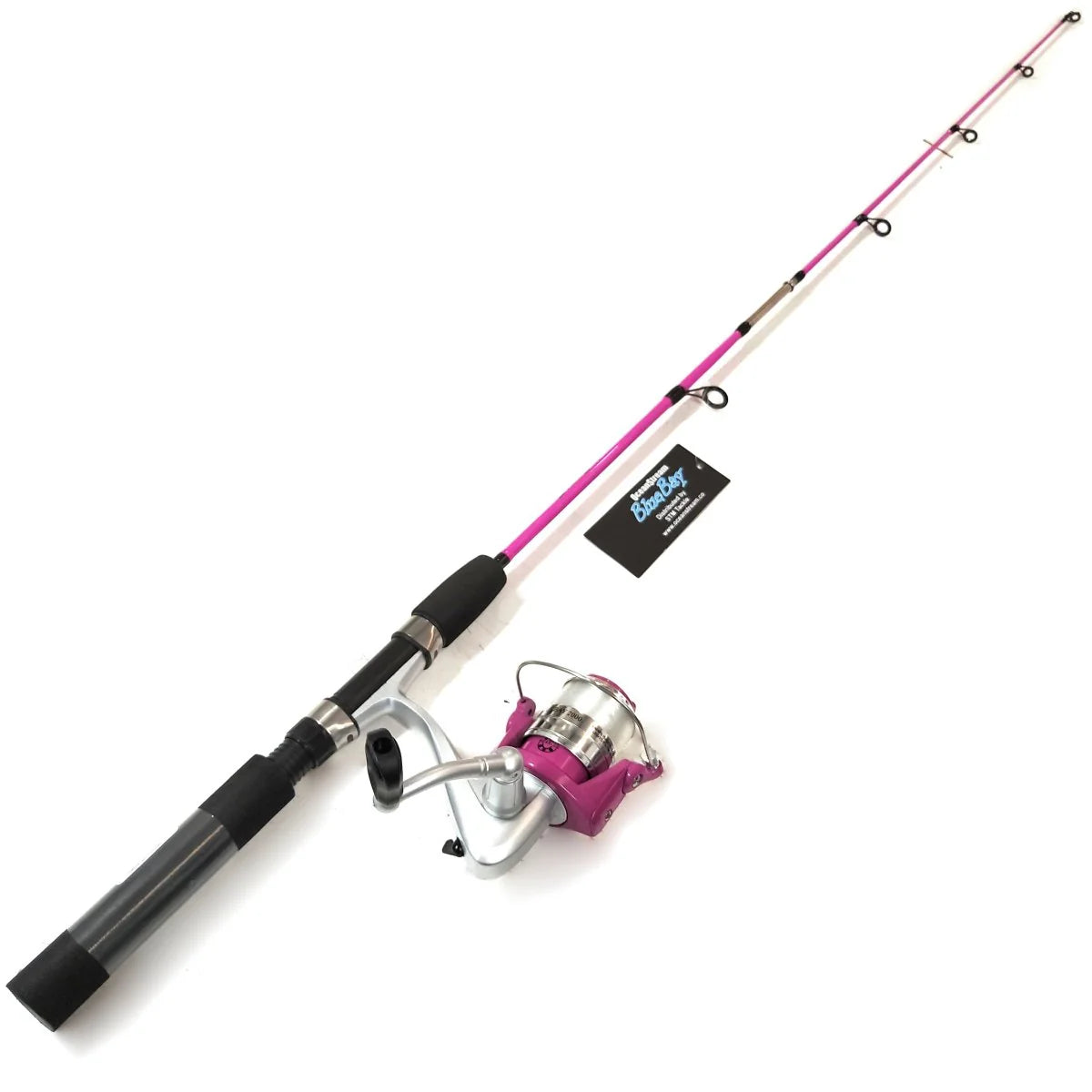 OceanStream Blue Bay Rod Reel Combo - 5ft Pink