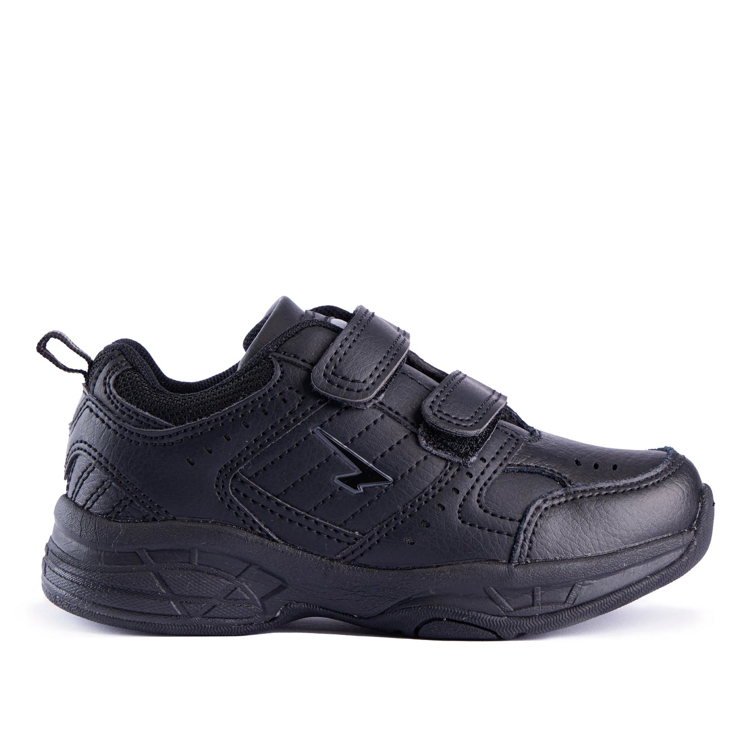 Sfida Defy Junior Leather Cross Trainer (Velcro) - Black