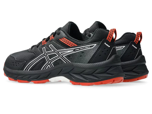 Asics Pre Venture 9 GS Kids Running - Black/White