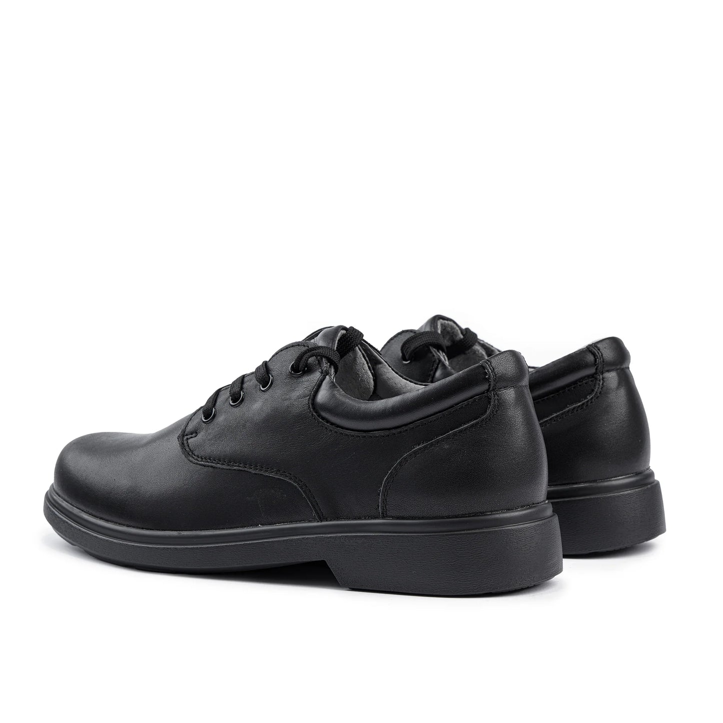 Sfida Class Senior Lace School Shoes - Black