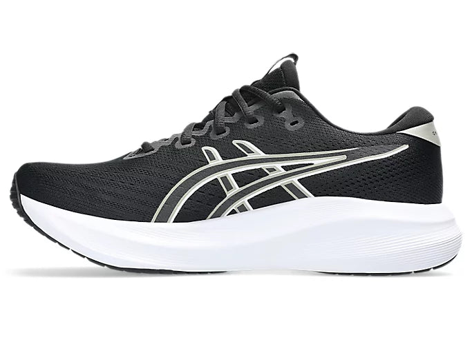 Asics Gel-Excite 11 Mens Running EXTRA WIDE (4E) - Black/Meteor Grey