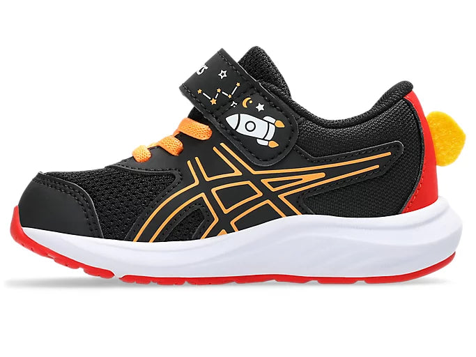 Asics Gel Contend 9 Kids TS School Yard - Black/Orange Pop