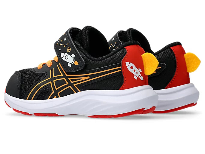 Asics Gel Contend 9 Kids TS School Yard - Black/Orange Pop
