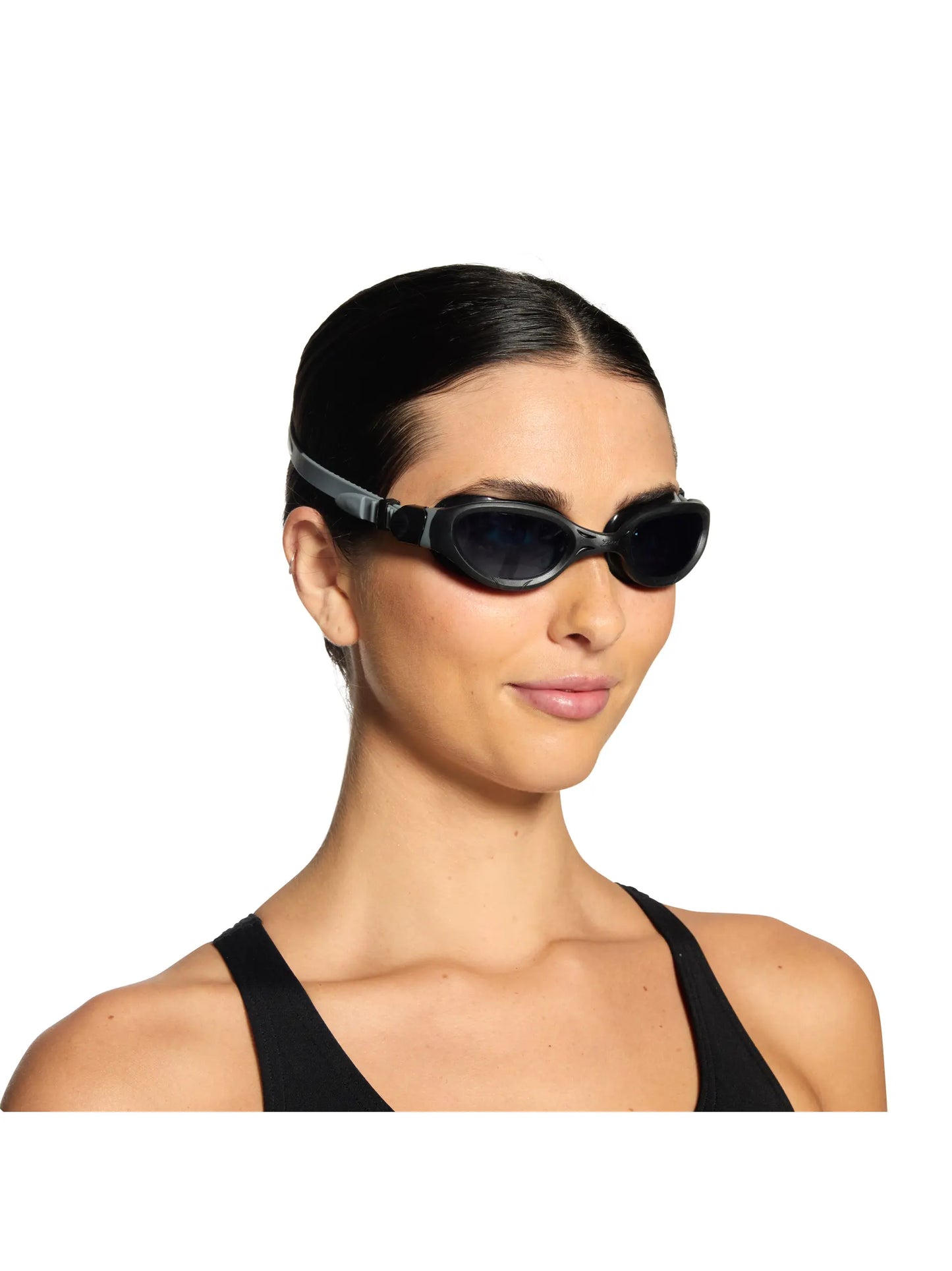 Zoggs Phantom 2.0 Goggles - Black/Grey Clear Lense