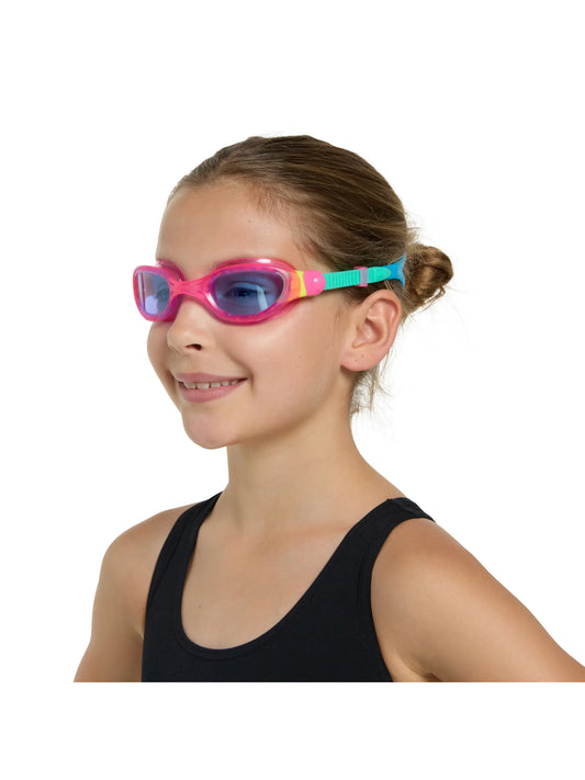 Zoggs Phantom 2.0 Junior Goggles - Pink/Turquoise blue tint