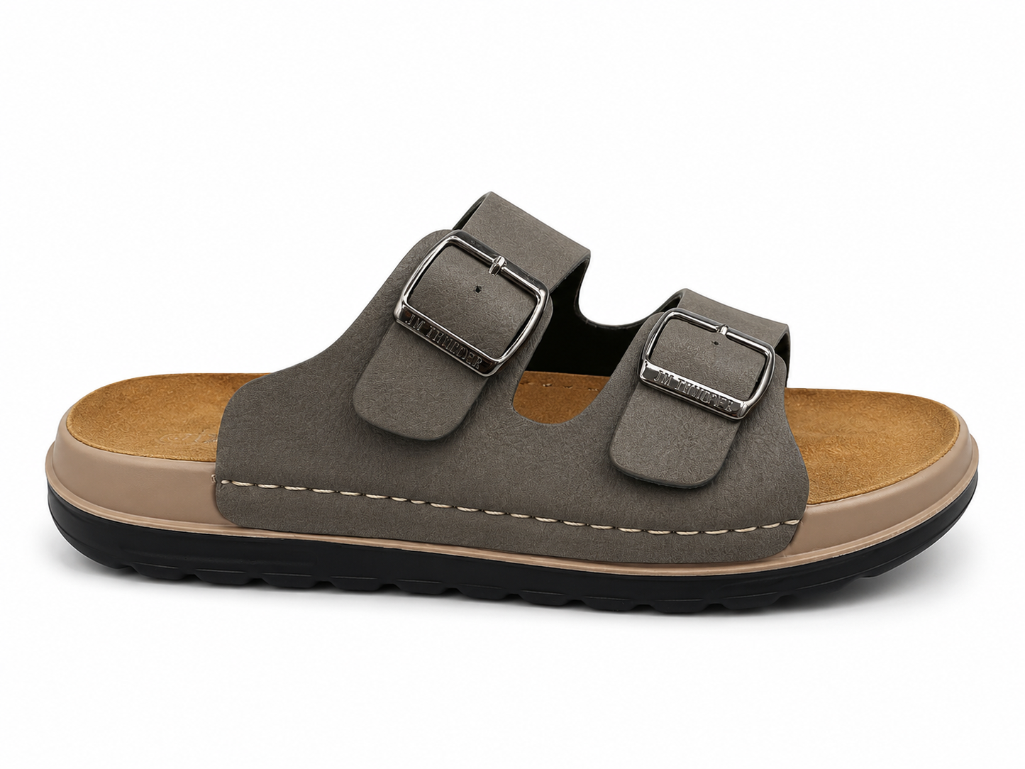 JM Thirty 3 Aidan Mens Slide - Khaki