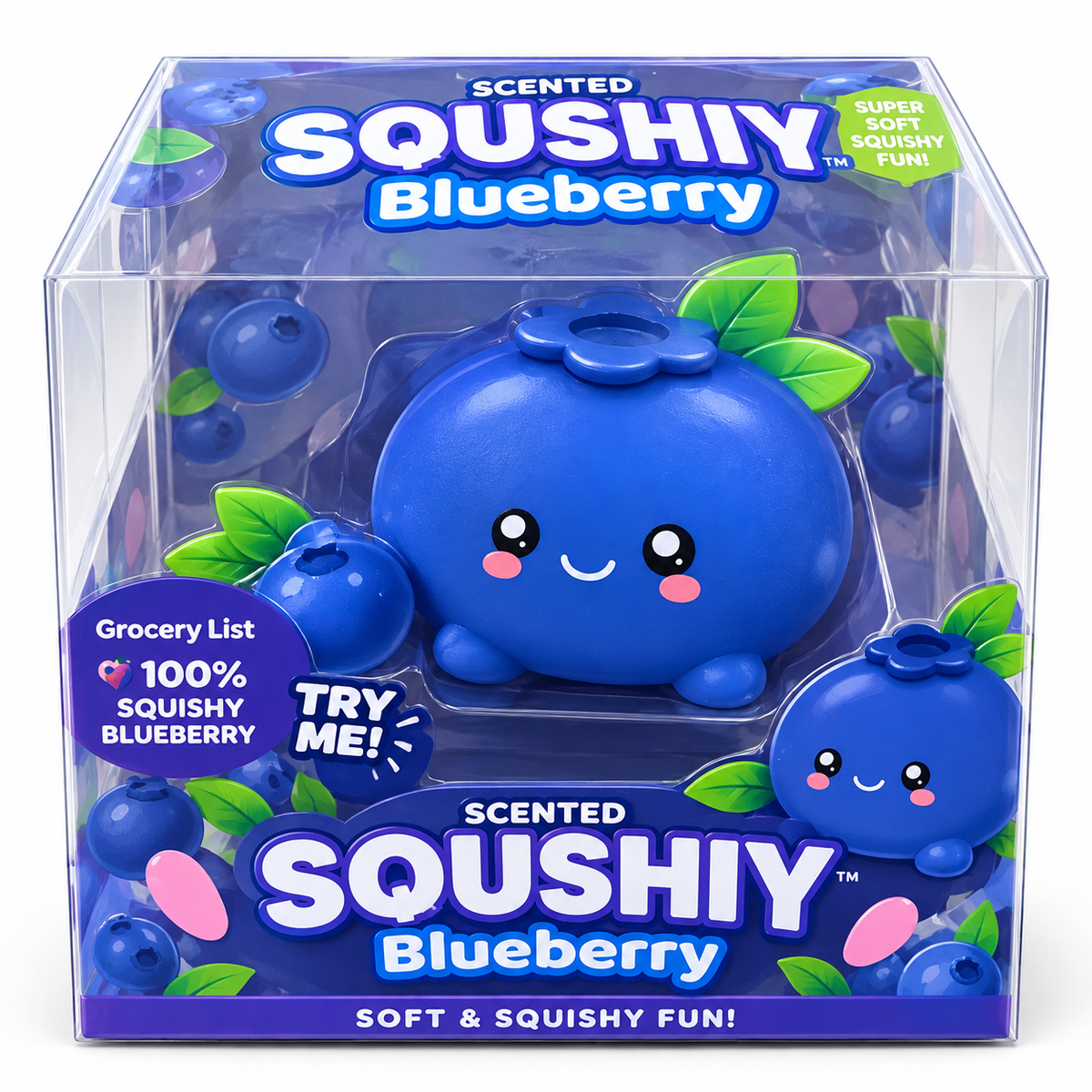 Jumbo Squishy Blueberry