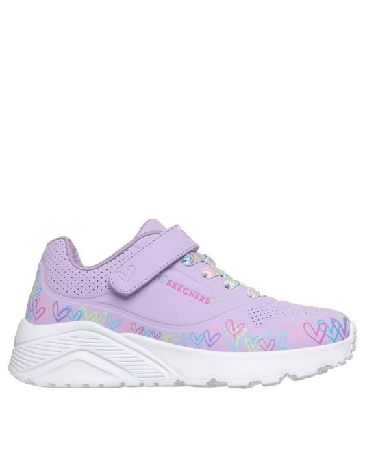 Skechers Kids' Jgoldcrown: Uno Lite - Heart Craze