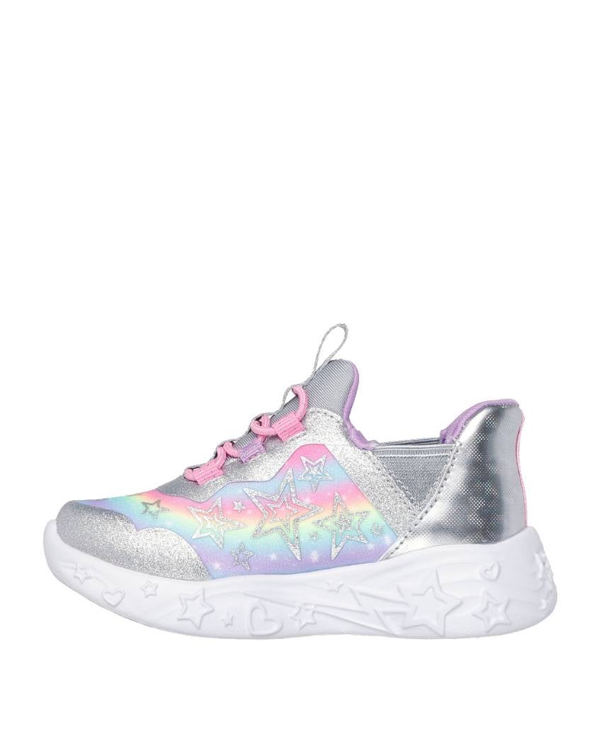 Skechers Infant's Slip Ins: Unicorn Charmer Lil Starlite - Silver/Multi