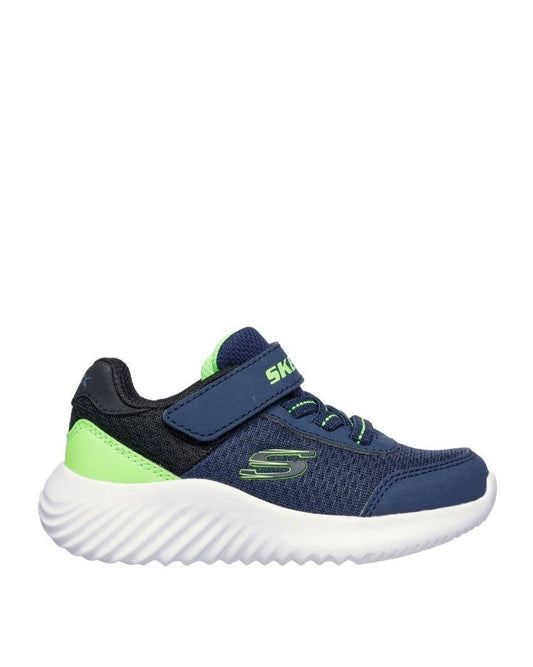 Skechers Infants Bounder Trezic - Navy/Lime