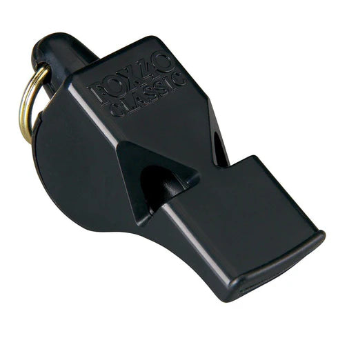 Fox40 Classic Whistle - Black with lanyard