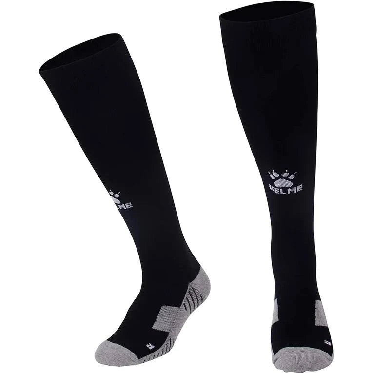 Kelme Adults Full Length Football Sock - Black