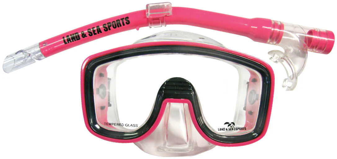 Lagoon Junior Mask & Snorkel Set - Pink