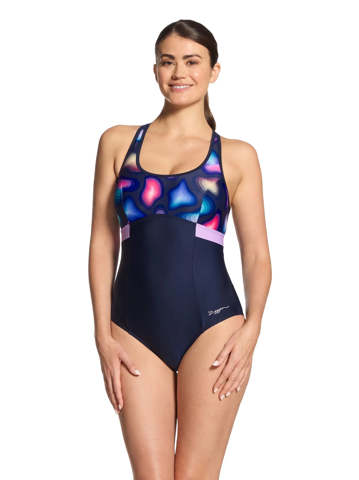 Zephyr Dakota Printed Crossback Swimsuit