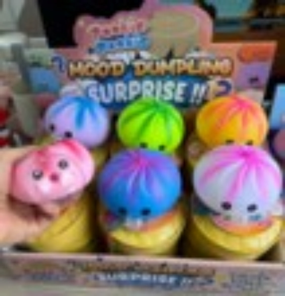 Squishy Mystery Bubble Blowing Dumplings